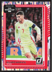 Alvaro Morata, Kartička, 2026 Panini Donruss Road to FIFA World Cup, Silver