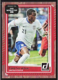 Timothy Weah, Kartička, 2026 Panini Donruss Road to FIFA World Cup, Bronze