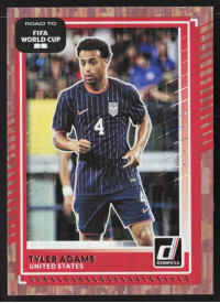 Tyler Adams, Kartička, 2026 Panini Donruss Road to FIFA World Cup, Bronze