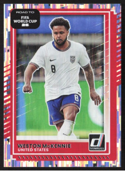 Weston McKennie, Kartička, 2026 Panini Donruss Road to FIFA World Cup, Silver
