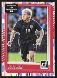 Diego Luna, Kartička, 2026 Panini Donruss Road to FIFA World Cup, Silver