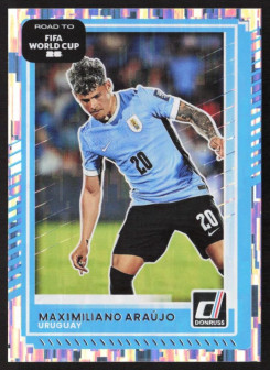 Maximiliano Araujo, Card, 2026 Panini Donruss Road to FIFA World Cup, Silver