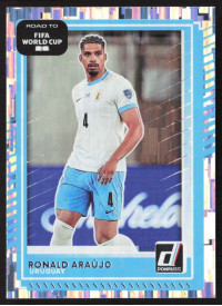 Ronald Araujo, Card, 2026 Panini Donruss Road to FIFA World Cup, Silver