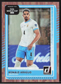 Ronald Araujo, Card, 2026 Panini Donruss Road to FIFA World Cup, Bronze