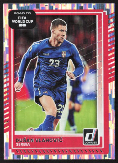 Dusan Vlahovic, Kartička, 2026 Panini Donruss Road to FIFA World Cup, Silver