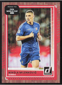 Nikola Milenkovic, Card, 2026 Panini Donruss Road to FIFA World Cup, Bronze