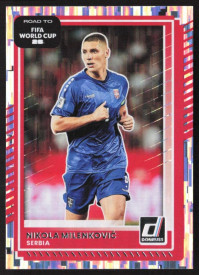 Nikola Milenkovic, Card, 2026 Panini Donruss Road to FIFA World Cup, Silver
