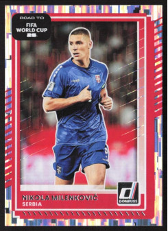 Nikola Milenkovic, Kartička, 2026 Panini Donruss Road to FIFA World Cup, Silver