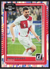 Mateo Kovacic, Card, 2026 Panini Donruss Road to FIFA World Cup, Silver