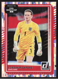 Jordan Pickford, Card, 2026 Panini Donruss Road to FIFA World Cup, Silver