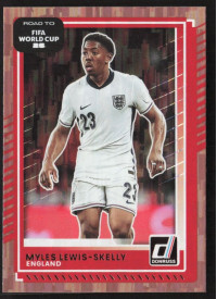 Myles Lewis-Skelly, Kartička, 2026 Panini Donruss Road to FIFA World Cup, Bronze