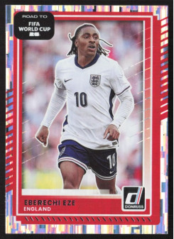 Eberechi Eze, Kartička, 2026 Panini Donruss Road to FIFA World Cup, Silver