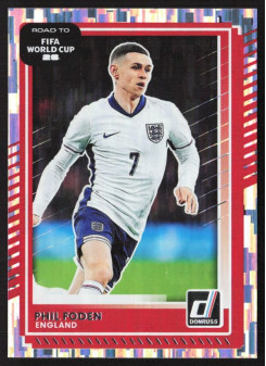 Phil Foden, Kartička, 2026 Panini Donruss Road to FIFA World Cup, Silver