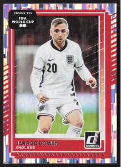 Jarrod Bowen, Card, 2026 Panini Donruss Road to FIFA World Cup, Silver