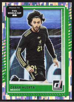 Cesar Huerta, Kartička, 2026 Panini Donruss Road to FIFA World Cup, Silver