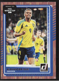 Alexander Isak, Kartička, 2026 Panini Donruss Road to FIFA World Cup, Bronze