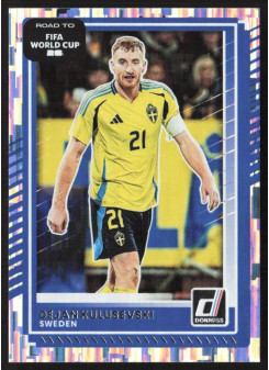 Dejan Kulusevski, Card, 2026 Panini Donruss Road to FIFA World Cup, Silver
