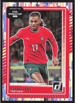 Rafael Leao, Card, 2026 Panini Donruss Road to FIFA World Cup, Silver