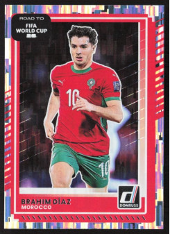 Brahim Diaz, Card, 2026 Panini Donruss Road to FIFA World Cup, Silver