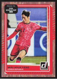 Min-Hyuk Yang, Kartička, 2026 Panini Donruss Road to FIFA World Cup, Bronze