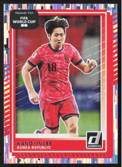 Kang-in Lee, Kartička, 2026 Panini Donruss Road to FIFA World Cup, Silver