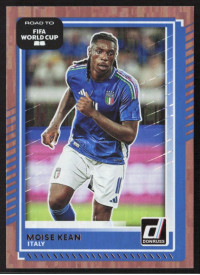 Moise Kean, Card, 2026 Panini Donruss Road to FIFA World Cup, Bronze