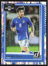 Sandro Tonali, Card, 2026 Panini Donruss Road to FIFA World Cup, Silver