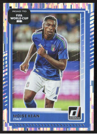 Moise Kean, Card, 2026 Panini Donruss Road to FIFA World Cup, Silver