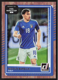 Nicolo Barella, Card, 2026 Panini Donruss Road to FIFA World Cup, Bronze