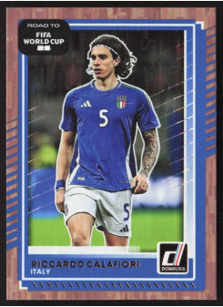 Riccardo Calafiori, Card, 2026 Panini Donruss Road to FIFA World Cup, Bronze