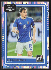 Nicolo Barella, Card, 2026 Panini Donruss Road to FIFA World Cup, Silver