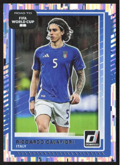 Riccardo Calafiori, Kartička, 2026 Panini Donruss Road to FIFA World Cup, Silver
