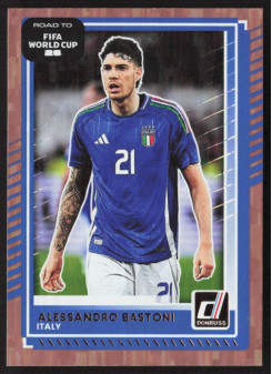Alessandro Bastoni, Card, 2026 Panini Donruss Road to FIFA World Cup, Bronze