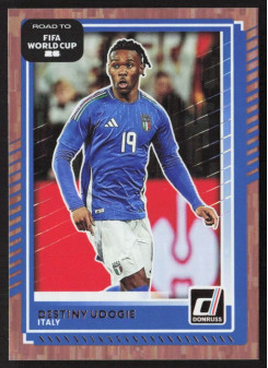 Destiny Udogie, Kartička, 2026 Panini Donruss Road to FIFA World Cup, Bronze