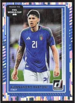 Alessandro Bastoni, Card, 2026 Panini Donruss Road to FIFA World Cup, Silver