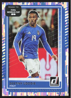 Destiny Udogie, Kartička, 2026 Panini Donruss Road to FIFA World Cup, Silver