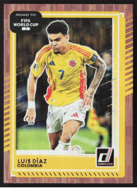 Luis Diaz, Card, 2026 Panini Donruss Road to FIFA World Cup, Bronze