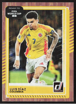 Luis Diaz, Card, 2026 Panini Donruss Road to FIFA World Cup, Bronze