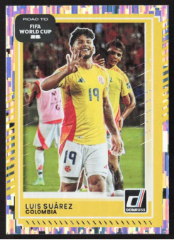 Luis Suarez (COL), Card, 2026 Panini Donruss Road to FIFA World Cup, Silver