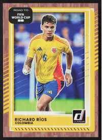 Richard Rios, Card, 2026 Panini Donruss Road to FIFA World Cup, Bronze