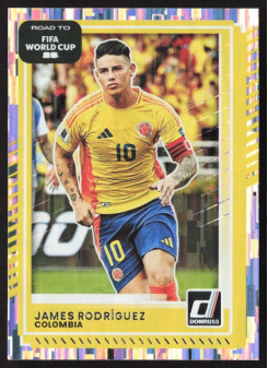 James Rodriguez, Card, 2026 Panini Donruss Road to FIFA World Cup, Silver