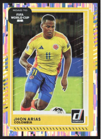 Jhon Arias, Card, 2026 Panini Donruss Road to FIFA World Cup, Silver