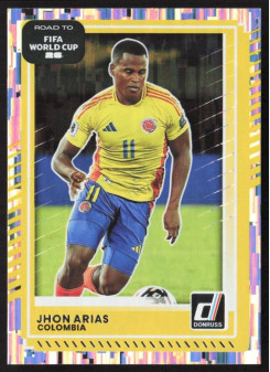 Jhon Arias, Card, 2026 Panini Donruss Road to FIFA World Cup, Silver