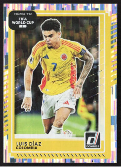 Luis Diaz, Card, 2026 Panini Donruss Road to FIFA World Cup, Silver