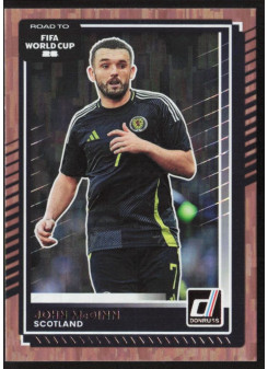 John McGinn, Card, 2026 Panini Donruss Road to FIFA World Cup, Bronze