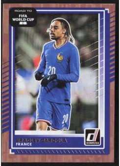 Bradley Barcola, Kartička, 2026 Panini Donruss Road to FIFA World Cup, Bronze