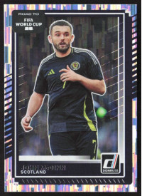 John McGinn, Card, 2026 Panini Donruss Road to FIFA World Cup, Silver