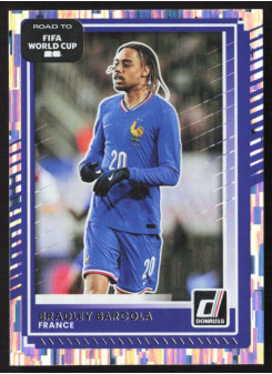 Bradley Barcola, Kartička, 2026 Panini Donruss Road to FIFA World Cup, Silver