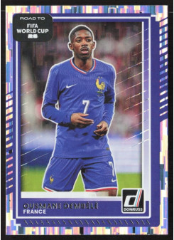 Ousmane Dembele, Kartička, 2026 Panini Donruss Road to FIFA World Cup, Silver