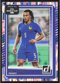 Jules Kounde, Kartička, 2026 Panini Donruss Road to FIFA World Cup, Silver